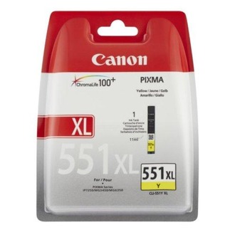 Canon Tintenpatrone, CLI-551XLY, 6446B001, gelb, f. IP7250, 11ml