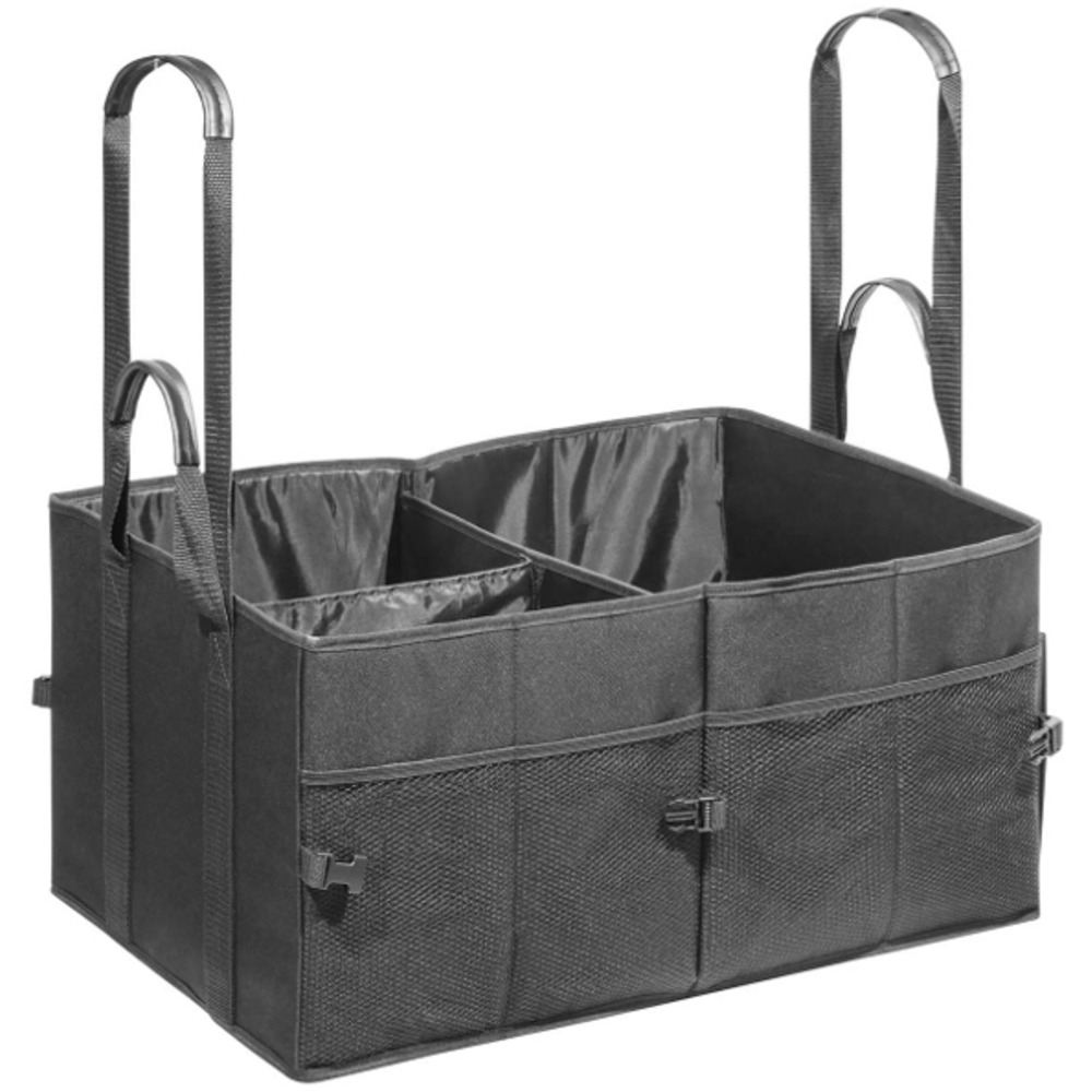 Dorsch Kofferraumtasche XL, 60x40x30cm, schwarz, 582531, mit Klettbefestigung fü - 1