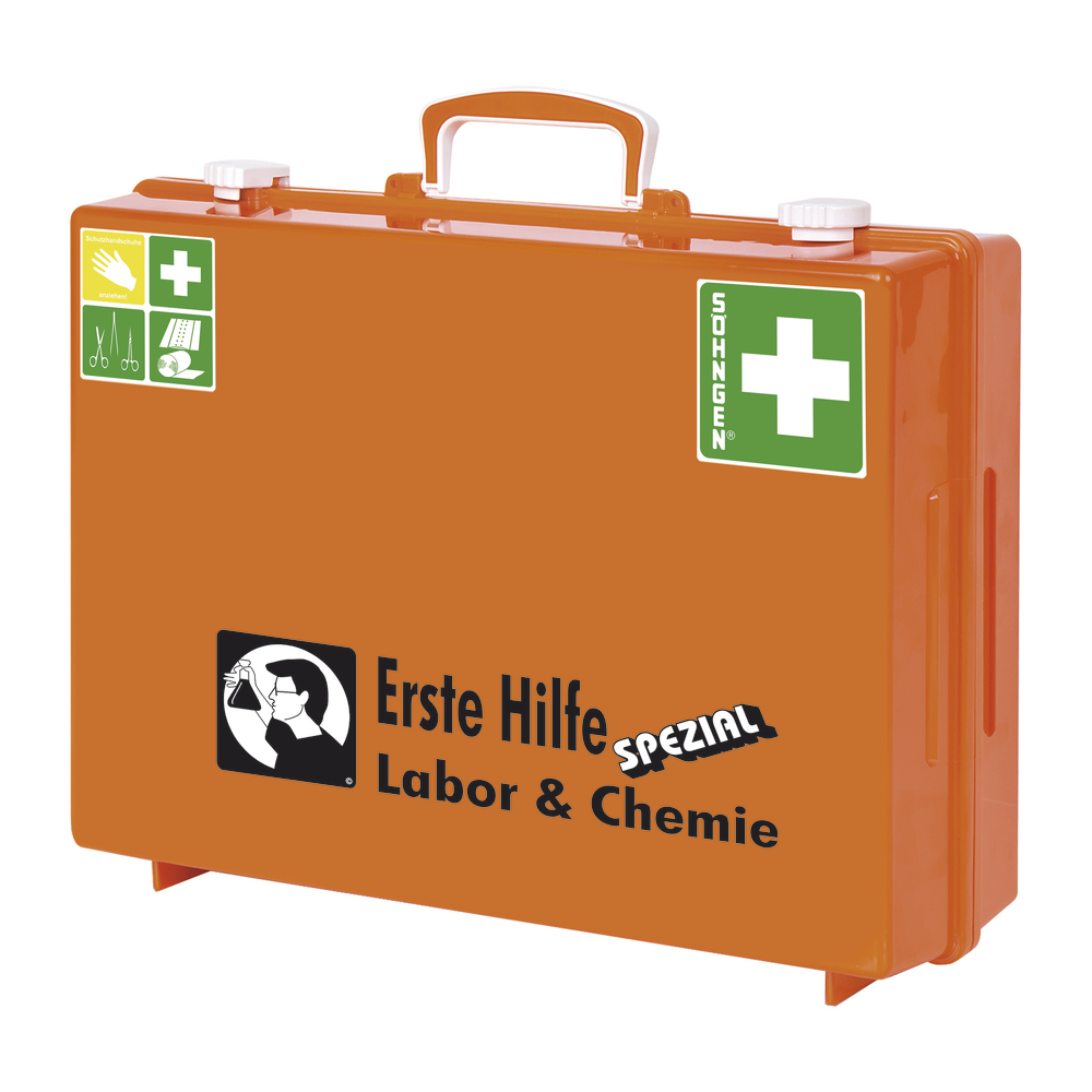 Söhngen Erste-Hilfe-Koffer SPEZIAL MT-CD, Labor + Chemie, 0360106, DIN13157 - 2
